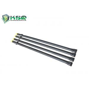 China Hand Held Rock Drills Integral Drill Steel with Chisel Tungsten Carbide Tips , Rock Drill Rods supplier