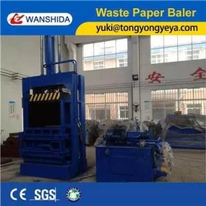 China Altura 1200mm Máquina enfardadeira vertical 15kW prensa fardo vertical para papéis usados supplier