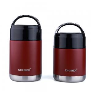 hot products vaccum thermos stainless steel kids school food flask with spoon 27oz