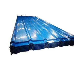 China Ral Color Roofing Corrugated Steel Sheet 600 - 1250mm 275g/M2 supplier