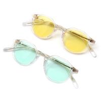 China Fashion Clear Acetate Sunglasses Customized Size For Lady Traveling on sale