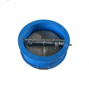 GG25 Swing Type Check Valve , Wafer Check Valve Cast Iron DN40-DN800 PN10 / PN16