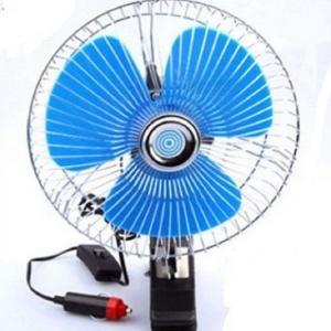 China Plastic Back Guard Car Cooling Fan , Mini Auto Cool Fan With Switch Dc12v supplier