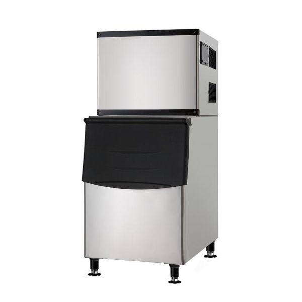 Commercial Electric Ice Maker for Bars Supermarkets and Kitchens with LED Light Refrigerator Type Cooling Climate