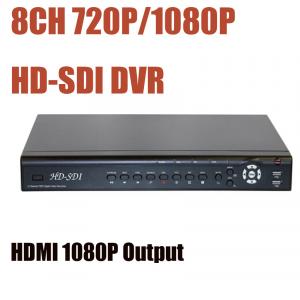 China HD DVR 720P 1080P HD SDI 8CH CCTV DVR HDMI 1080P Video output H.264 Video Recorder Surveillance system supplier
