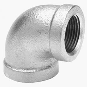 China Malleable Iron Pipe Fitting 90 Degree Elbow 1-1/4 NPT Female Galvanized Finish supplier