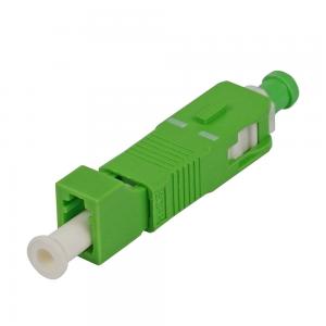China ROHS Fiber Optic Sc Male To Lc Female Adapter Coupler For Data Transmission supplier
