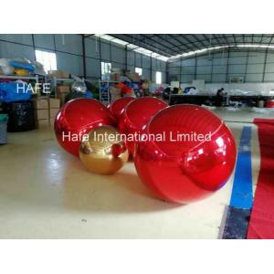 China Red Color 15ft Flying Helium Inflatable Mirror Balloon For Christmas Decoration supplier