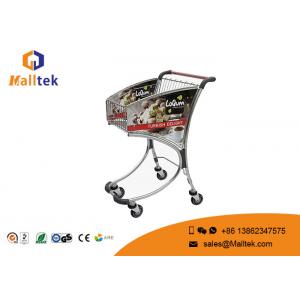 Silver Airport Luggage Trolley Airport Baggage Trolley High Strength Aluminum Alloy