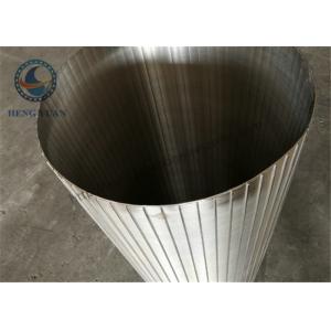 China Stainless Steel Reverse Filter Screen Cylinder Wedge Wire Wound Screen Slot supplier