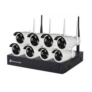 Unistone 8CH Outdoor Wireless WIFI 2MP CCTV Security Surveillance Camera NVR KIT(US-WC208K02)