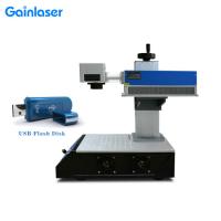 China laser uv 3w marking machine manufacture for usb flash disk cable on sale