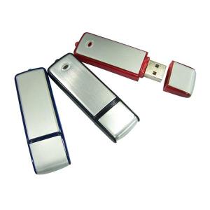 China Promotion Gifts Rectangle Plastic USB Flash Drive, OEM Logo  Aluminum and Plastic USB supplier