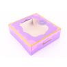 China Pinkish Cake Cardboard Boxes Collapsible Paper Box With Window wholesale