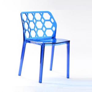 China Water Cube Leisure Plastic Chair,LeisureMod Cove Transparent Black Acrylic Modern Dining Chair supplier