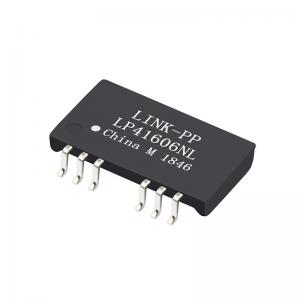 LP41606NL Single Port 10/100 BASE-T SMT 12 Pin PC Card Low Profile Ethernet Lan Transformer Modules