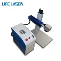 China Garment Shops Mini Metal Lathe Laser Marking Machine with and Marking Speed 0-7000mm/S on sale