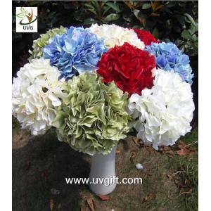 UVG FHY20 wedding accessory silk hydrangea flowers artificial for bridal bouquets use