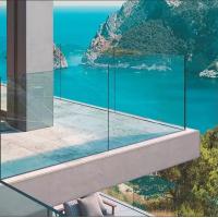China Balcony Aluminum Glass Fence Spigot Glass Balustrade Railings on sale