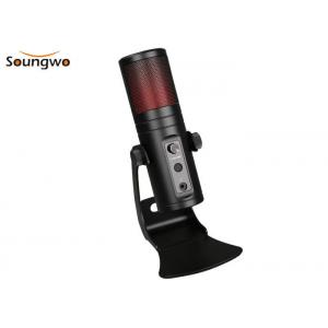 China USB recording microphone Plug and Play Song recording Quick Mute for music supplier