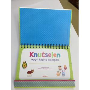 Colorful Yearly Calendar Spiral Bound Book Printing / Wire O Binding Services