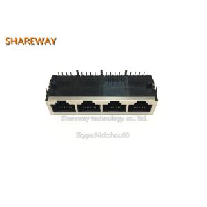China Estrutura Toroidal modular invertida Jack direita de Jack J1N-0008NL dos ethernet do ângulo RJ45 supplier