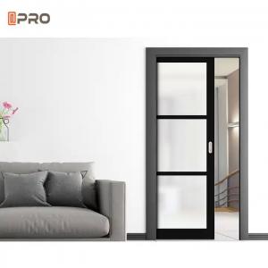 6063 Aluminum Sliding Glass Doors Custom Noise Proof Pocket Door