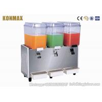 China Automatic Frozen Beverage Dispensers With High Capacity For Fruit Juice 9L×3 on sale