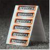 Resistant Waterproof Car Bumper Vinyl Die Cut Adhesive Stickers Rolls Sheet