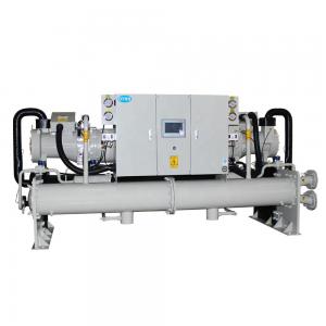 PLC High Efficiency Heat Pump Water Cooled Chiller 150KG R22/R407C/R134a Refrigerant