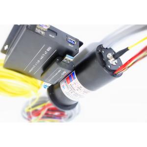 China Two Gigabit Signal Fiber Conductive Slip Ring For HD Video Transmission System supplier