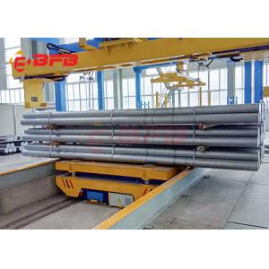 China Steel Pipe Handling Large Table Electric Remote Control Material Handling Trailers Design supplier