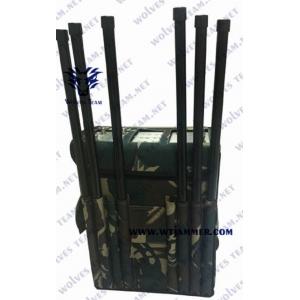 China 6 Bands 100 Meters 80W RF Manpack Jammer For Military Units supplier