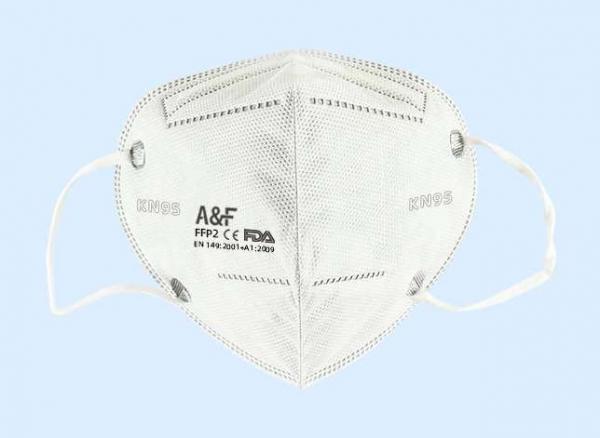 Outdoor KN95 Filter Mask Four Layer Fiberglass Free Comfortable Wearing