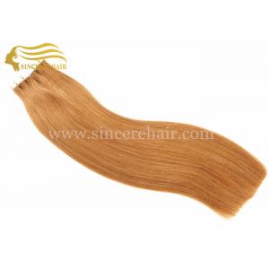 China 22 Double Drawn Tape In Hair Extensions for sale, 22 Straight Brown DD Double Sided Glue Tape Hair Extensions For Sale supplier