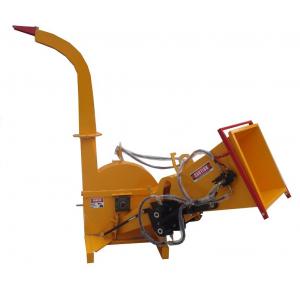 Commercial Electric Full Automatic Wood Chipping Machine For Garden Tractor