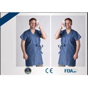 Non Woven Disposable Isolation Gown , Hygienic Disposable Protective Coveralls