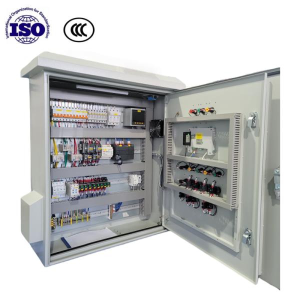 Custom Metal PLC Control Cabinet Integrated Pump Station Control Panel