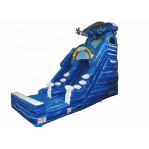 China Digital print inflatable Naval Air Force Helicopter standard slide inflatable high dry slide for Children under 15 years supplier