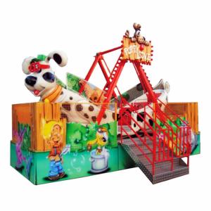 China Small Kids Pirate Ship Ride 16 Riders With Cute Puppy Cockpit Height 4m supplier