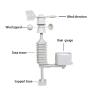 Mini All-In-One Weather Station For Accurate Forecasting Of Temperature And Humidity