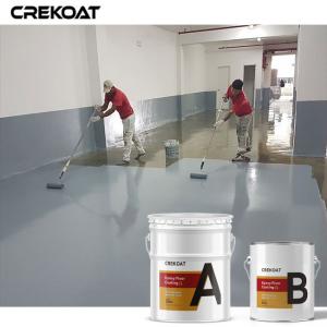 Industrial Spaces Non Slip Epoxy Floor Coating Resistance To Wear Chemicals