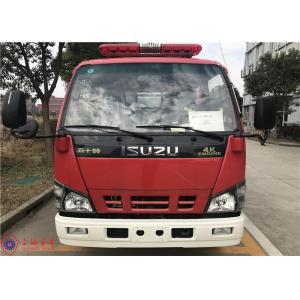 China Small Size 2000L Water Tender Fire Truck With Manual Control Roof Monitor supplier