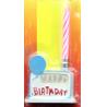 Amazing Cute Happy Birthday Musical Candle With Holder For Party Decoration