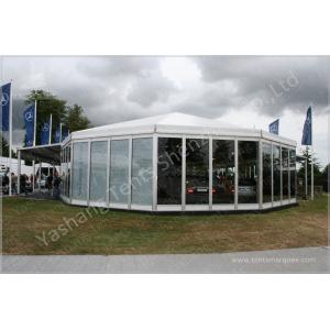 China Commercial Enclosed Gazebo Tent Marquee With 850gsm White Fabric Top Cover supplier