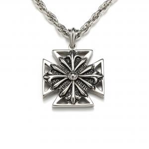 Man's Boys Stainless Steel Cross Pendant Necklace Fashion Jewelry