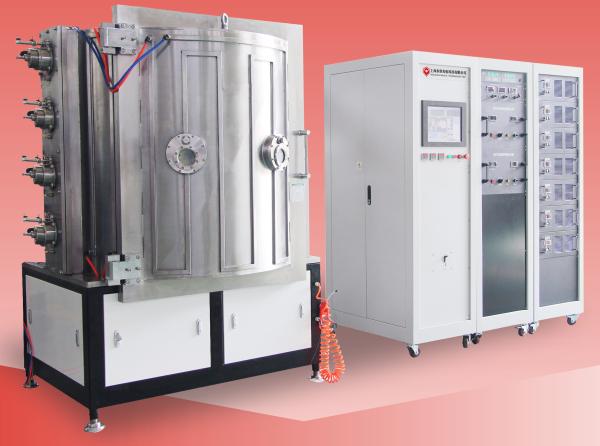 PVD Gold Plating Machine , Ion Plating Machine For Metal and ABS parts, PVD TiN Gold Plating System on ABS Chrome Parts
