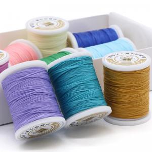 China 0.8mm Diameter Waxed Thread Set of 12 for Leather Sewing Long Stitching Made Easy supplier