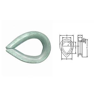 China ODM Hoist Accessories 1/2 Stainless Steel Wire Rope Thimbles supplier