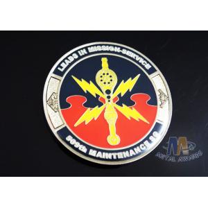 China 2D Army Challenge Coins Souvenir Gift , Round Military Commemorative Coins supplier